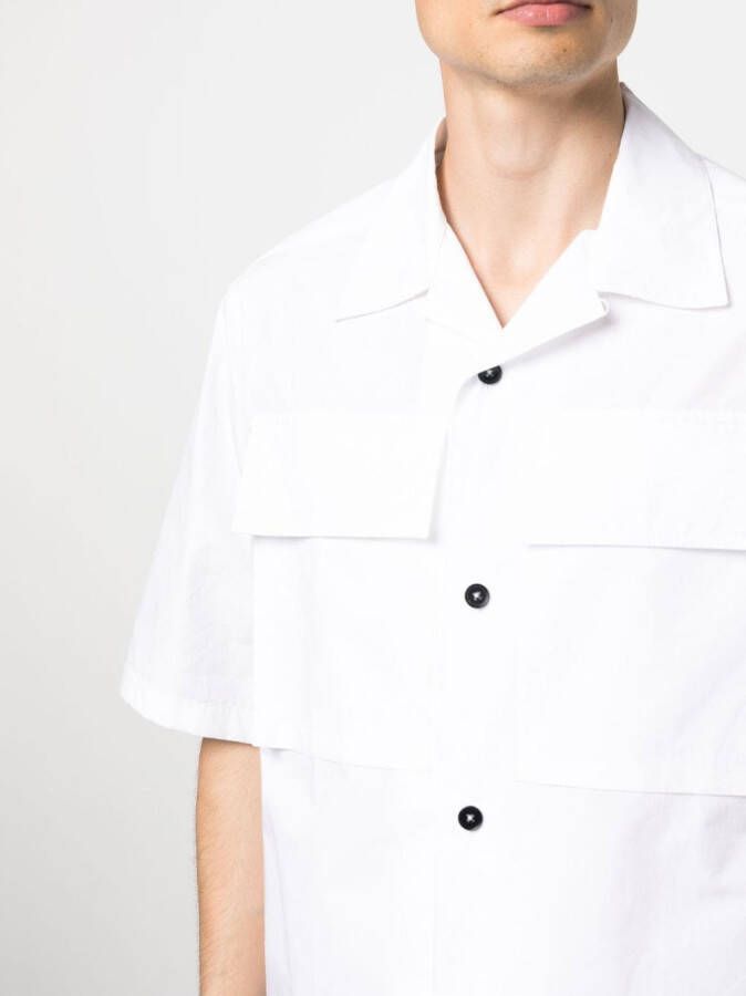 Jil Sander Overhemd met klepzak Wit