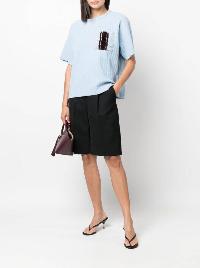 Jil Sander Gebreide top Blauw