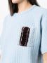 Jil Sander Gebreide top Blauw - Thumbnail 5