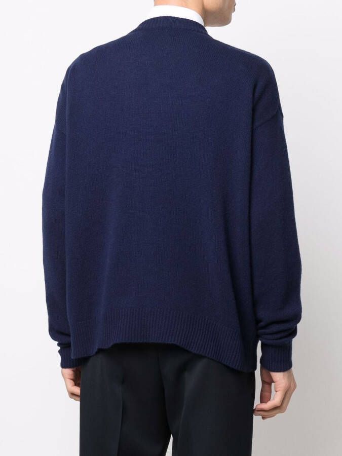 Jil Sander Gebreide trui Blauw