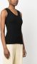 Jil Sander Geribbelde top Zwart - Thumbnail 3