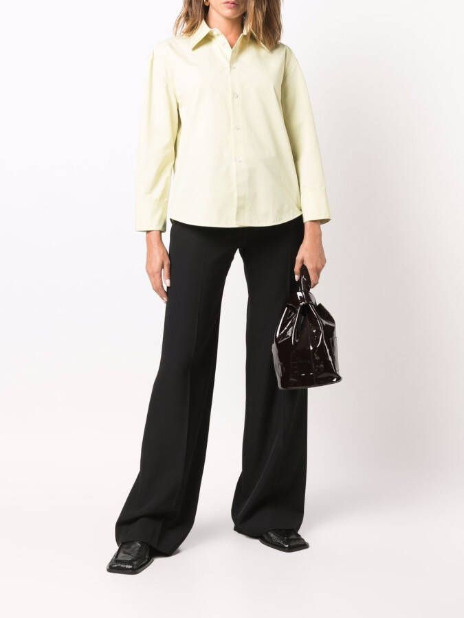 Jil Sander Getailleerde blouse Groen
