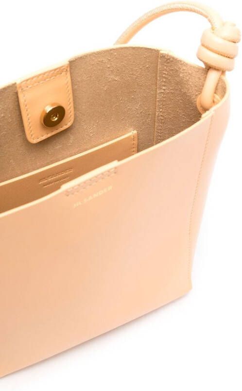 Jil Sander Giro leren schoudertas Oranje