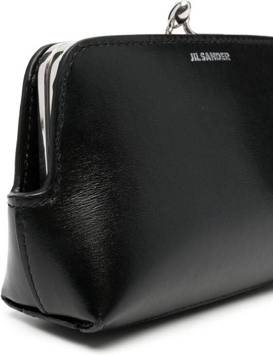 Jil Sander Goji leren tas Zwart