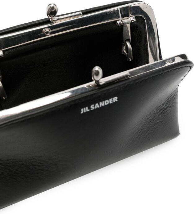 Jil Sander Goji leren tas Zwart