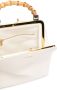 Jil Sander Goji shopper met bamboe handgreep Wit - Thumbnail 5