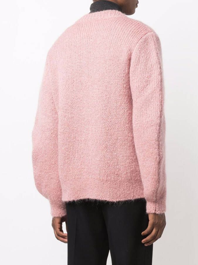 Jil Sander Grofgebreide trui Roze