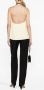 Jil Sander Top met open rug Geel - Thumbnail 3