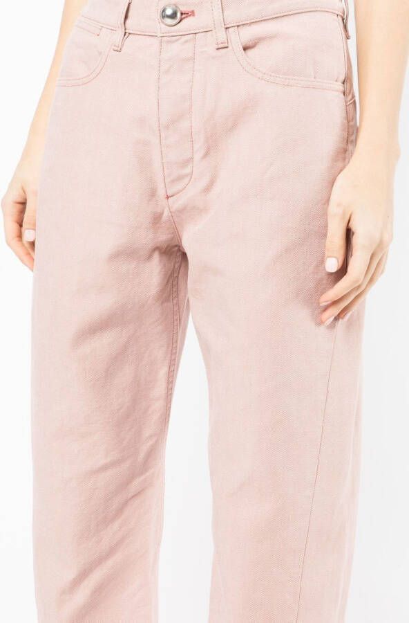 Jil Sander High waist jeans Roze