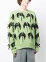 Jil Sander Intarsia trui Groen - Thumbnail 3