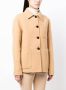 Jil Sander Jack met enkele rij knopen Beige - Thumbnail 3