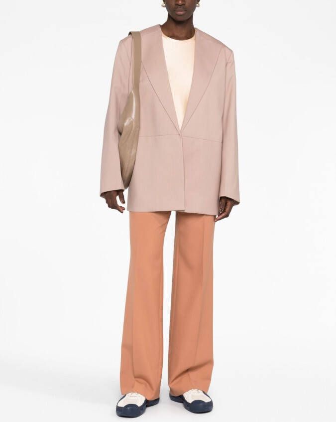Jil Sander Jack met open voorkant Beige