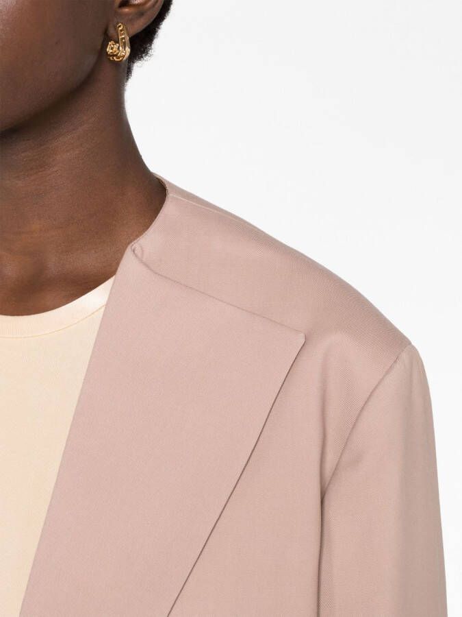 Jil Sander Jack met open voorkant Beige