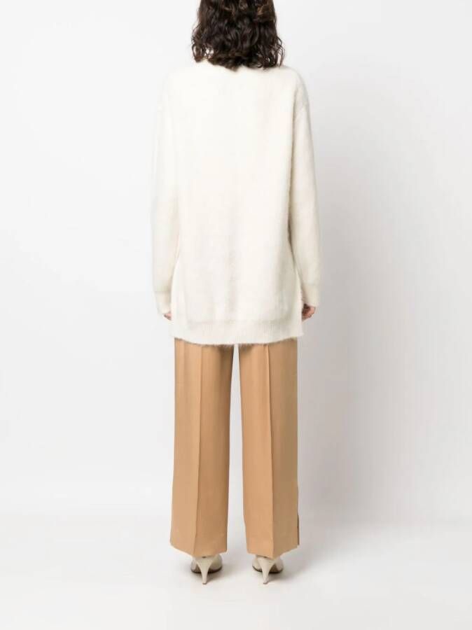 Jil Sander Jack met textuur Beige