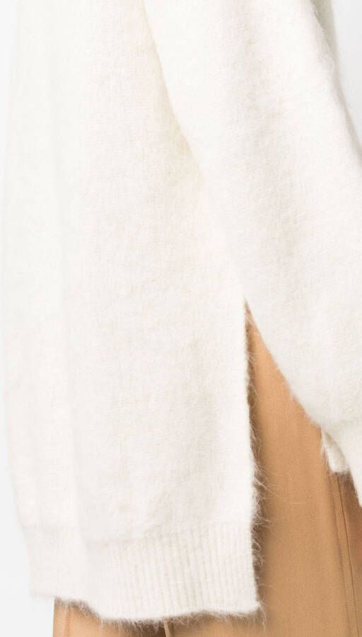 Jil Sander Jack met textuur Beige