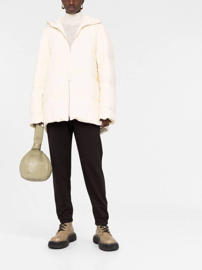 Jil Sander Jas met capuchon Beige