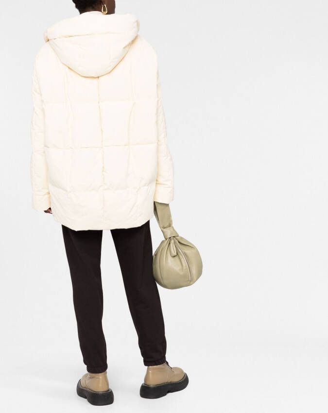 Jil Sander Jas met capuchon Beige