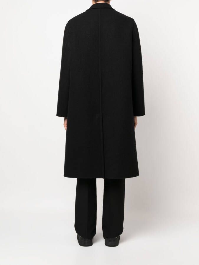 Jil Sander Jas met enkele rij knopen Zwart