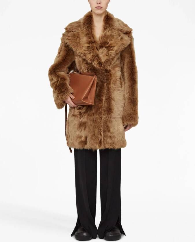 Jil Sander Jas met lange mouwen Bruin