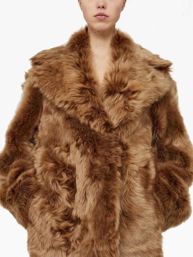 Jil Sander Jas met lange mouwen Bruin