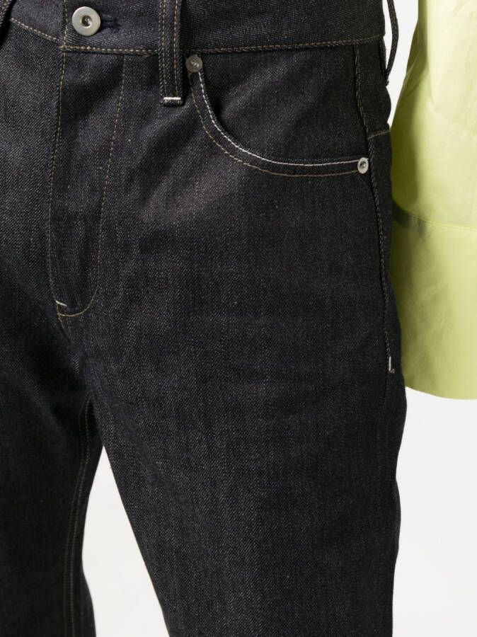 Jil Sander Jeans met 5 zakken Blauw
