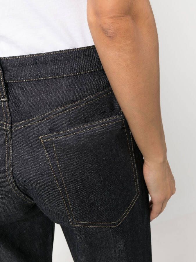 Jil Sander Jeans met toelopende pijpen Blauw