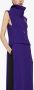 Jil Sander Jurk met afneembare kraag Blauw - Thumbnail 5