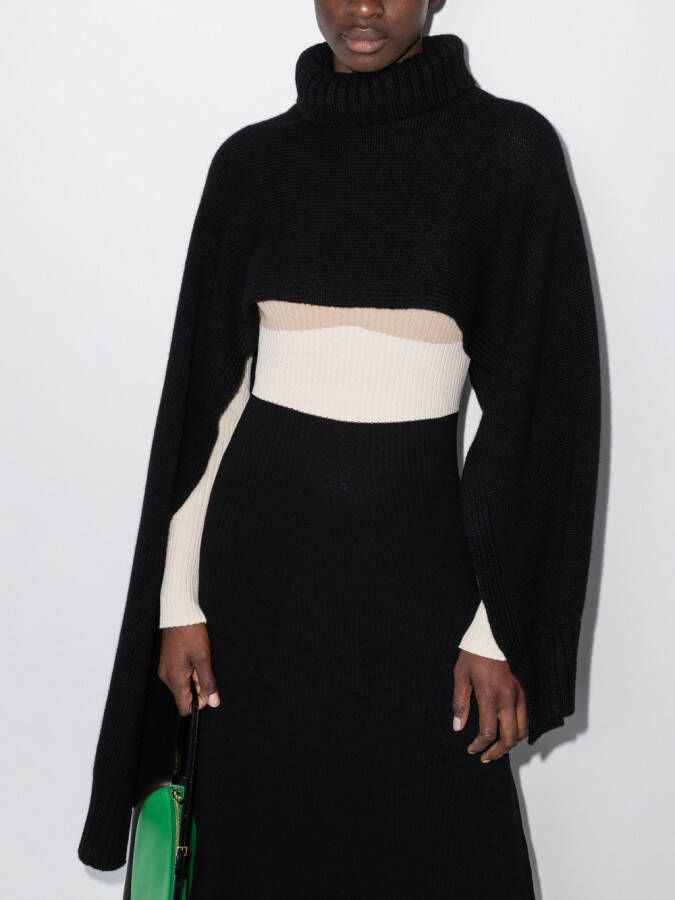 Jil Sander Kasjmier sjaal Zwart
