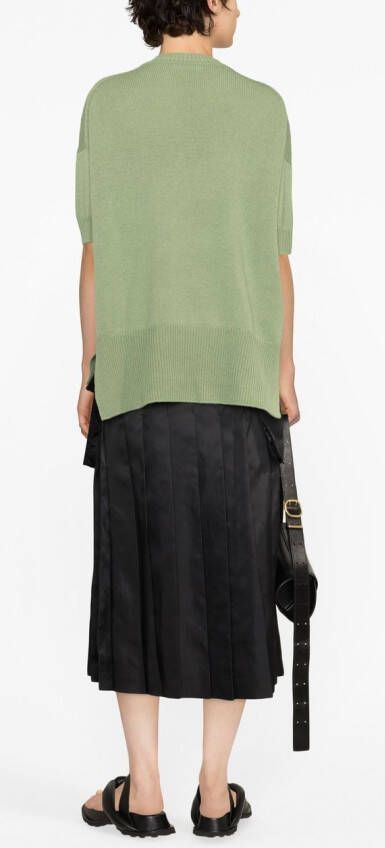 Jil Sander Kasjmier top Groen