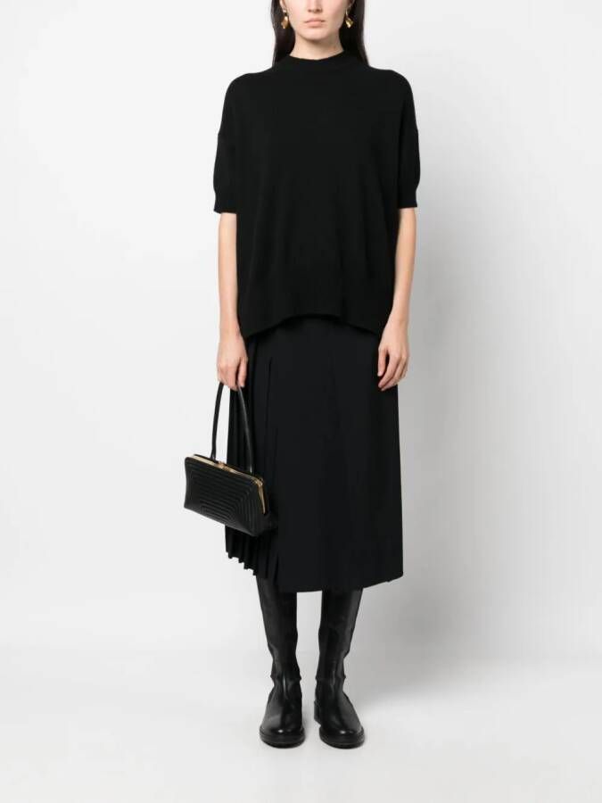 Jil Sander Kasjmier top Zwart