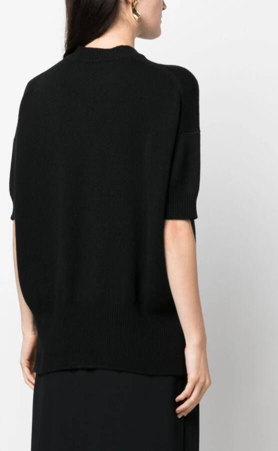 Jil Sander Kasjmier top Zwart