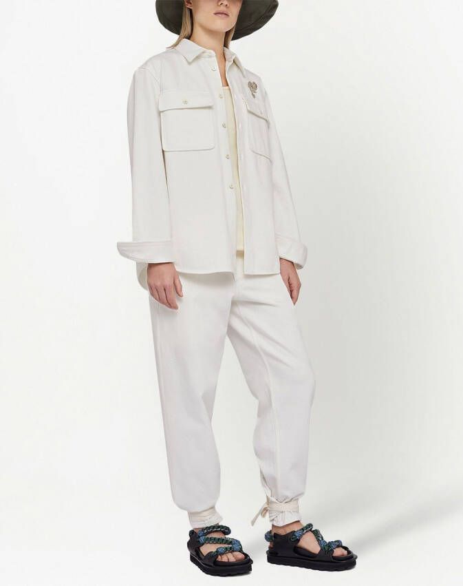 Jil Sander Katoenen blouse Wit