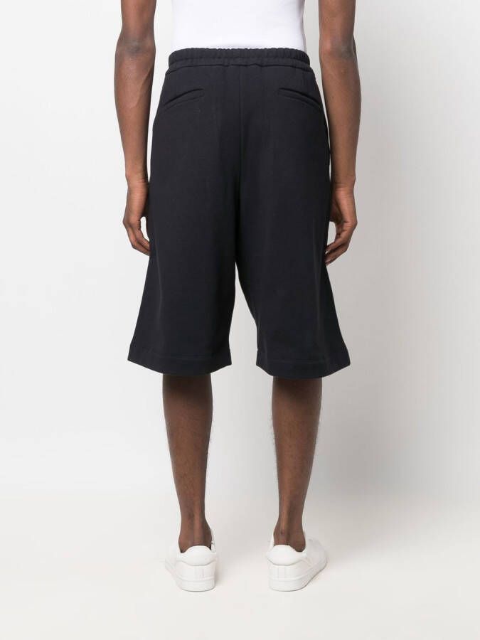 Jil Sander Katoenen trainingsshorts Blauw