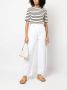 Jil Sander Gestreept T-shirt Beige - Thumbnail 2