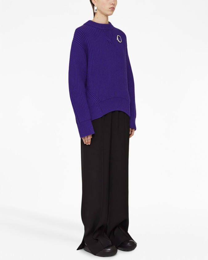 Jil Sander Wollen trui Blauw