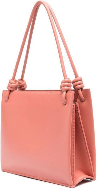 Jil Sander Shopper met geknoopt detail Roze
