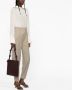 Jil Sander Leren shopper Rood - Thumbnail 2