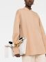 Jil Sander Kraagloze blouse Bruin - Thumbnail 4