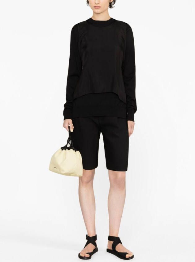 Jil Sander Gelaagde trui Zwart