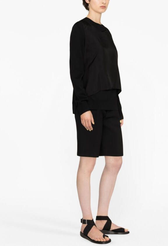 Jil Sander Gelaagde trui Zwart
