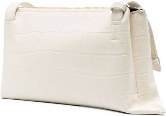 Jil Sander Leren crossbodytas Wit