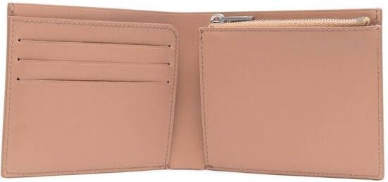 Jil Sander Leren portemonnee Beige