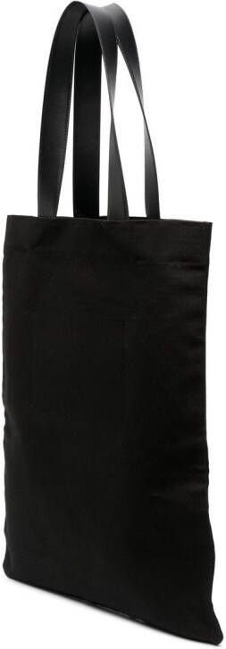 Jil Sander Canvas shopper Zwart