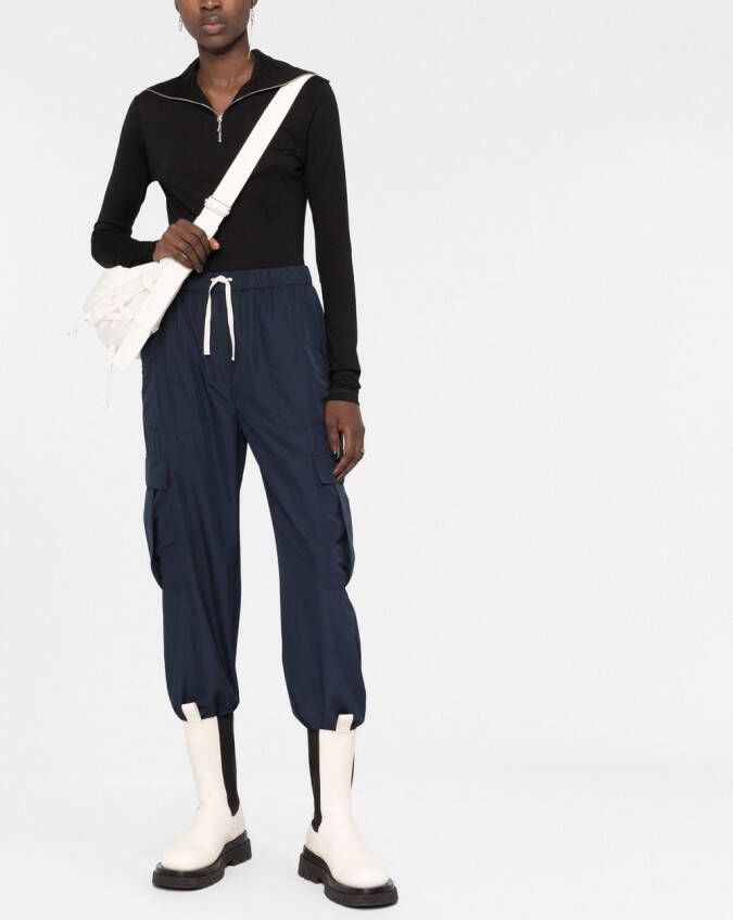 Jil Sander Gebreide top Zwart