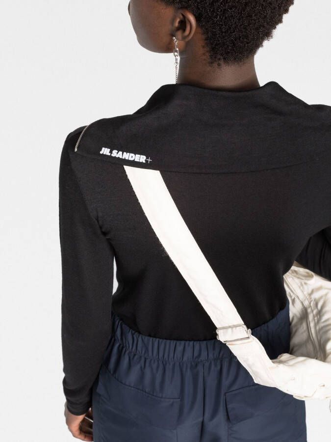 Jil Sander Gebreide top Zwart