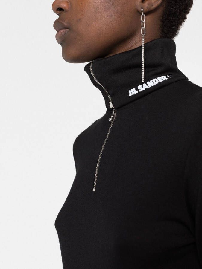 Jil Sander Gebreide top Zwart