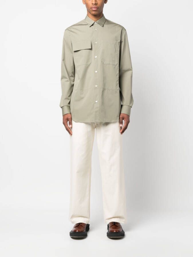 Jil Sander Button-up overhemd Groen