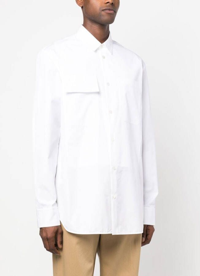 Jil Sander Button-up overhemd Wit