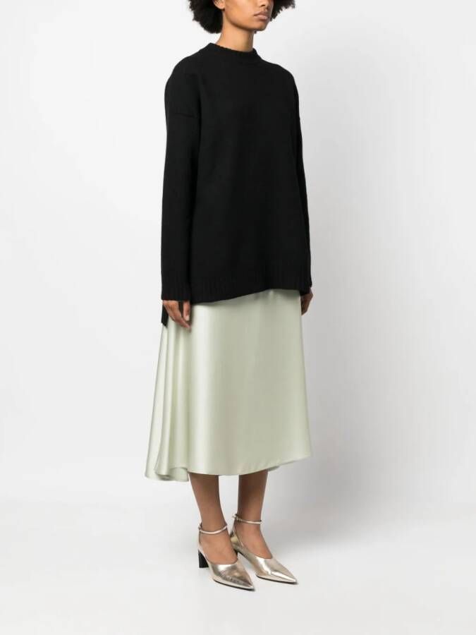 Jil Sander Trui met ronde hals Zwart
