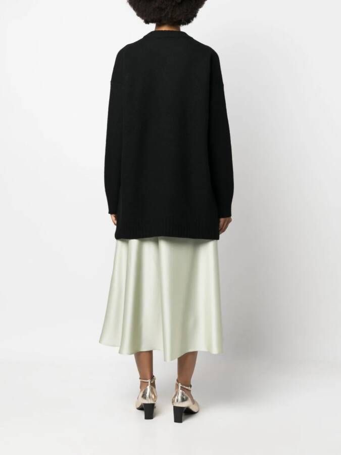 Jil Sander Trui met ronde hals Zwart